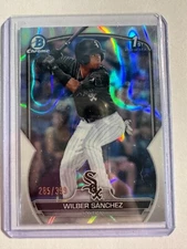 K128,759 - 2023 Bowman Chrome Prospects Lava Refractors #BCP6 Wilber Sanchez/399