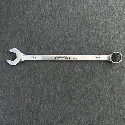 CORNWELL USA 5/8  OPEN-BOX COMBINATION WRENCH, 12 POINT, CWB-2020