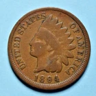 1894 Indian Head Cent Penny ~ VG VERY GOOD ~ US Type Coin Collectible