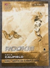 2020-21 Cole Caufield GOLD SP Topps Now Dated Moment Only Pro Sticker/ 49 made!