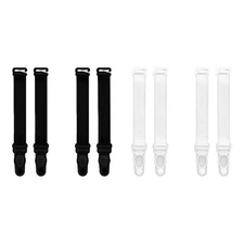 Short Replacement Hook On Clip On Strap Garter Corset Suspender Belt - 2 Pairs