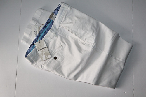 Tommy Bahama Pants Boracay Solid Flat Front White T115496 New 40x30 40 Waist - Picture 1 of 5