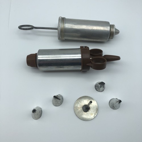 Vintage cake decorating tools retro movie prop