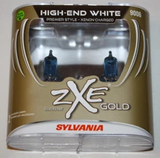 Sylvania Silverstar ZXE GOLD 9006 Pair Set  9006SZG.BP2 Headlight Bulbs NEW
