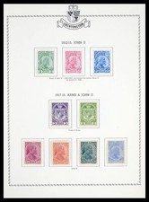 Lot 39931 Complete stamp collection Liechtenstein 1913-1985 in 2 albums.