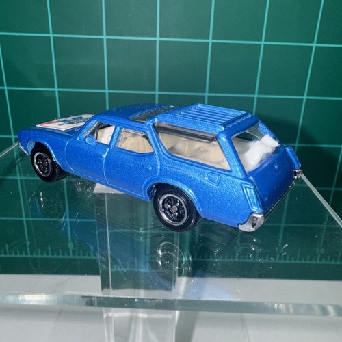 2011 Matchbox #18 '71 Oldsmobile Vista Cruiser (Blue) - “For Sale” Pabst - Picture 5 of 12