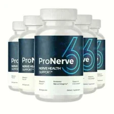 5-Pack ProNerve 6 to Support Nerve Functions & Relief, Pro Nerve 6 -300 Capsules