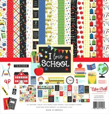 School Learn Ready Teacher Class Study Grade Echo Park Scrapbook 12" Page Kit