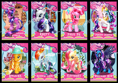 My Little Pony G4 Custom Brushable Collector's Cards *** PICK 8