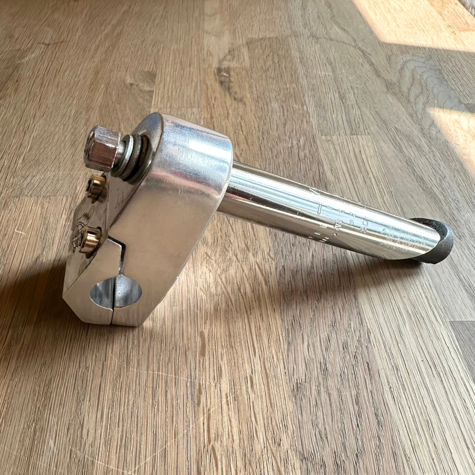 BMX Bike Quill Stem 22.2mm Mongoose Freestyle Mid School Stem Chrome Silver - Image 3 of 4