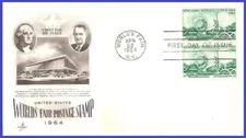 USA5 #1244 U/A ARTCRAFT FDC STR2  New York Worlds Fair