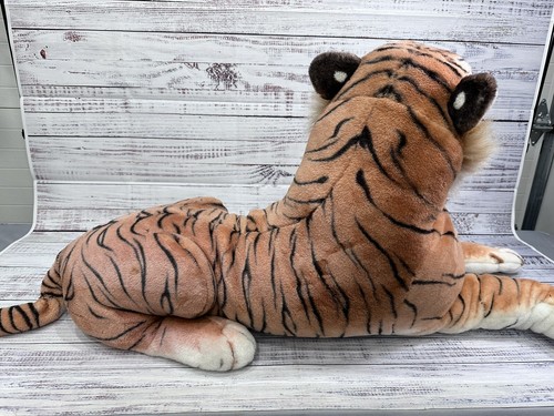 ENORME 3,5’ piedi a grandezza naturale TIGRE gigante peluche morbido realistico grande gatto - Foto 12 di 15