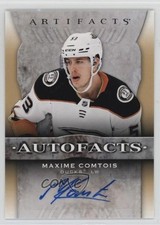 2021-22 Upper Deck Artifacts Auto Facts Maxime Comtois #AF-MC Auto 1n7a