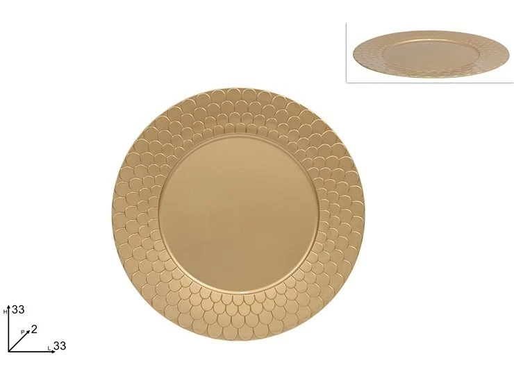 Berglander Set di piatti in plastica da 12 pezzi da 25c
