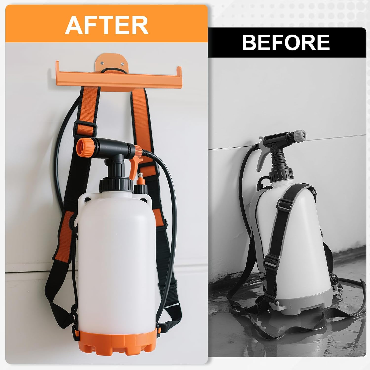 Backpack Leaf Blower Hanger, Backpack Sprayer Wall Mount, Lawn Care Accessories,