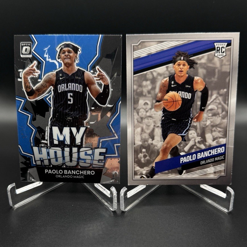 Donruss Paolo Banchero Card Lot (2) Orlando Magic Rookie 2022-23 Optic
