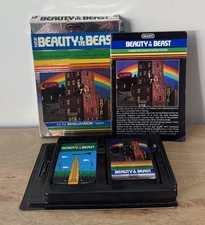 IntelliVision BEAUTY & THE BEAST By IMAGIC Vintage Video Game Cartridge CIB!!!