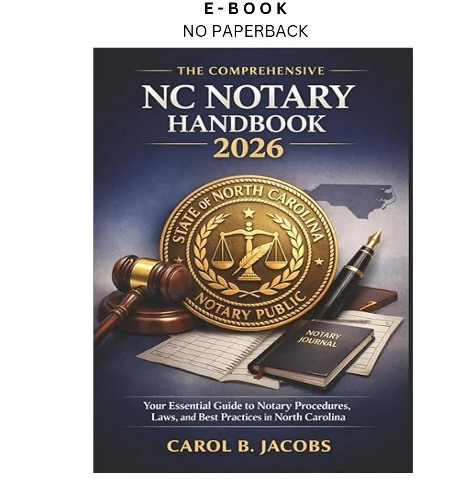 Buy The Comprehensive NC Notary Handboo ebook, instant digital download PDF from LD Global