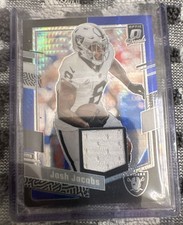 2023 Panini Donruss Optic Josh Jacobs Threads Blue Prizm Patch - Raiders