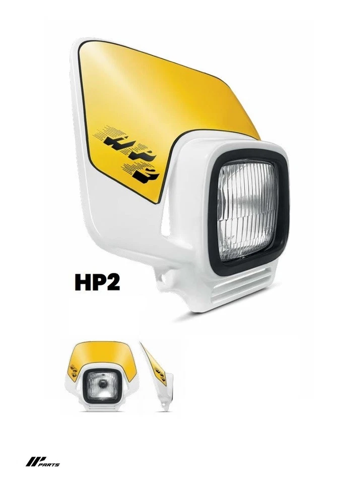 Plaque phare blanche style ELBA 2 (production HP-PARTS) - Photo 1/4