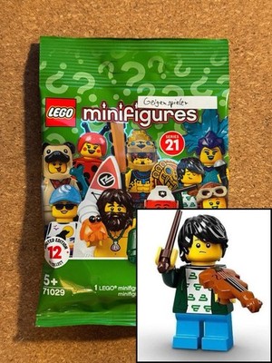 LEGO Minifiguren Serie 21 | Geigenspieler | VERSIEGELT | 71029 | col21-2