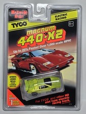 Tyco Magnum 440-X2 Lamborghini Countach HO Scale Slot Car No. 9174 NOS