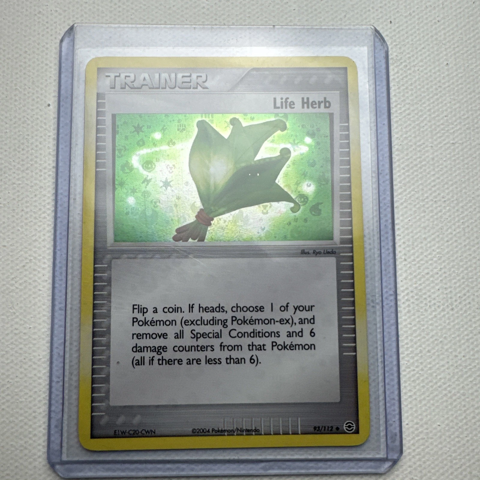 Pokemon Tcg Life Herb 93/112 Firered & Leafgreen Reverse Holo NM