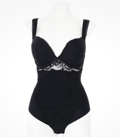 La Perla Women's Layla Lace Padded Bodysuit Black 36C BRAND NEW W/TAGS