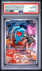 Team Rocket's Wobbuffet SVP 203 Black Star Promo