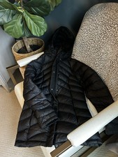 The North Face Women's Black Hooded Long Puffer Jacket Size S
