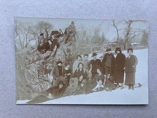 S) Cartolina formato piccolo Cernobbio Como Monte Piatto 1925