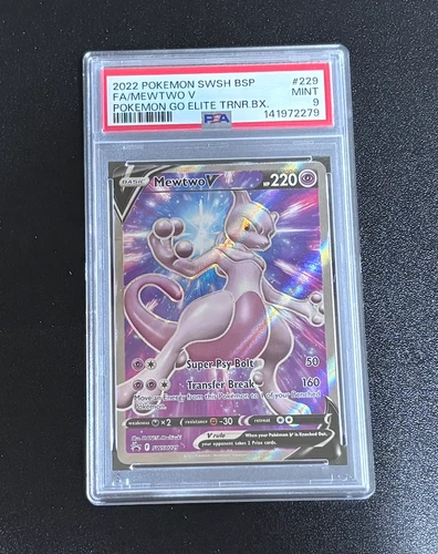 Mewtwo V Swsh229 Swsh: Sword & Shield Promo Cards -  PSA 9