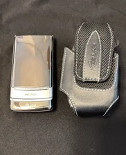 Vintage Nokia Flip Phone with belt buckle carrying case