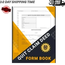 Quit Claim Deed Form Book: A quitclaim deed transfers the title of a property fr