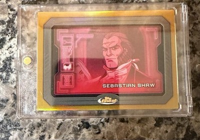 Topps Finest Marvel X-Men Sebastian Shaw Serial #32/50 SS-18 Trading Card