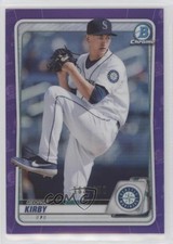 2020 Bowman Draft Chrome Purple Refractor 163/250 George Kirby #BD-168 0z8z