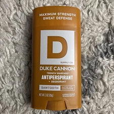 Duke Cannon Supply Co. Trench Warfare Deodorant Stick Sawtooth 3oz - Brand NEW