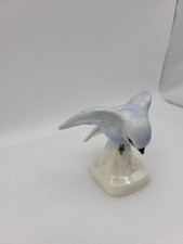 Vintage Campsie Ware Lusterware Bird Ornament Iridescent Glossy Glaze 7cm Tall