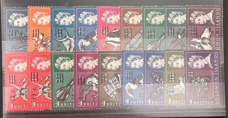 SOLOMON ISLANDS   149 - 166   Lovely   Mint   NEVER   Hinged  Set