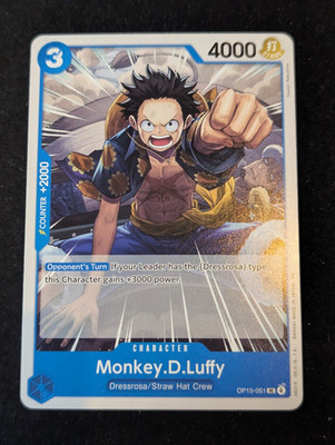 2X PLAYSET Monkey D Luffy OP15-051 Adventure on Kami's Island One