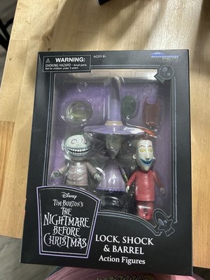 Diamond Select Disney Nightmare Before Christmas Lock Shock Barrel Figures