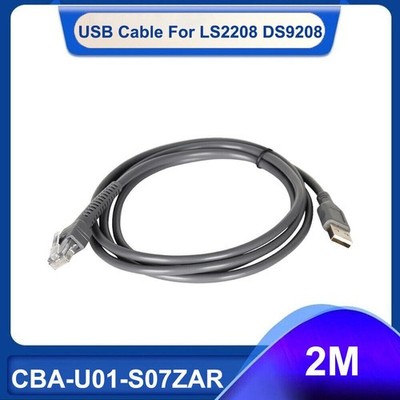 CBA-U01-S07ZAR 7FT USB Cable Barcode Scanner Cord For Symbol LS2208