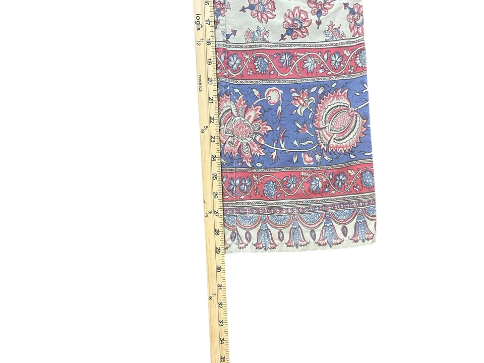 VINTAGE Y2K POLO JEANS Co. Ralph Lauren Floral Paisley Jeans Wide Leg boho sz 8 - Image 3 of 4