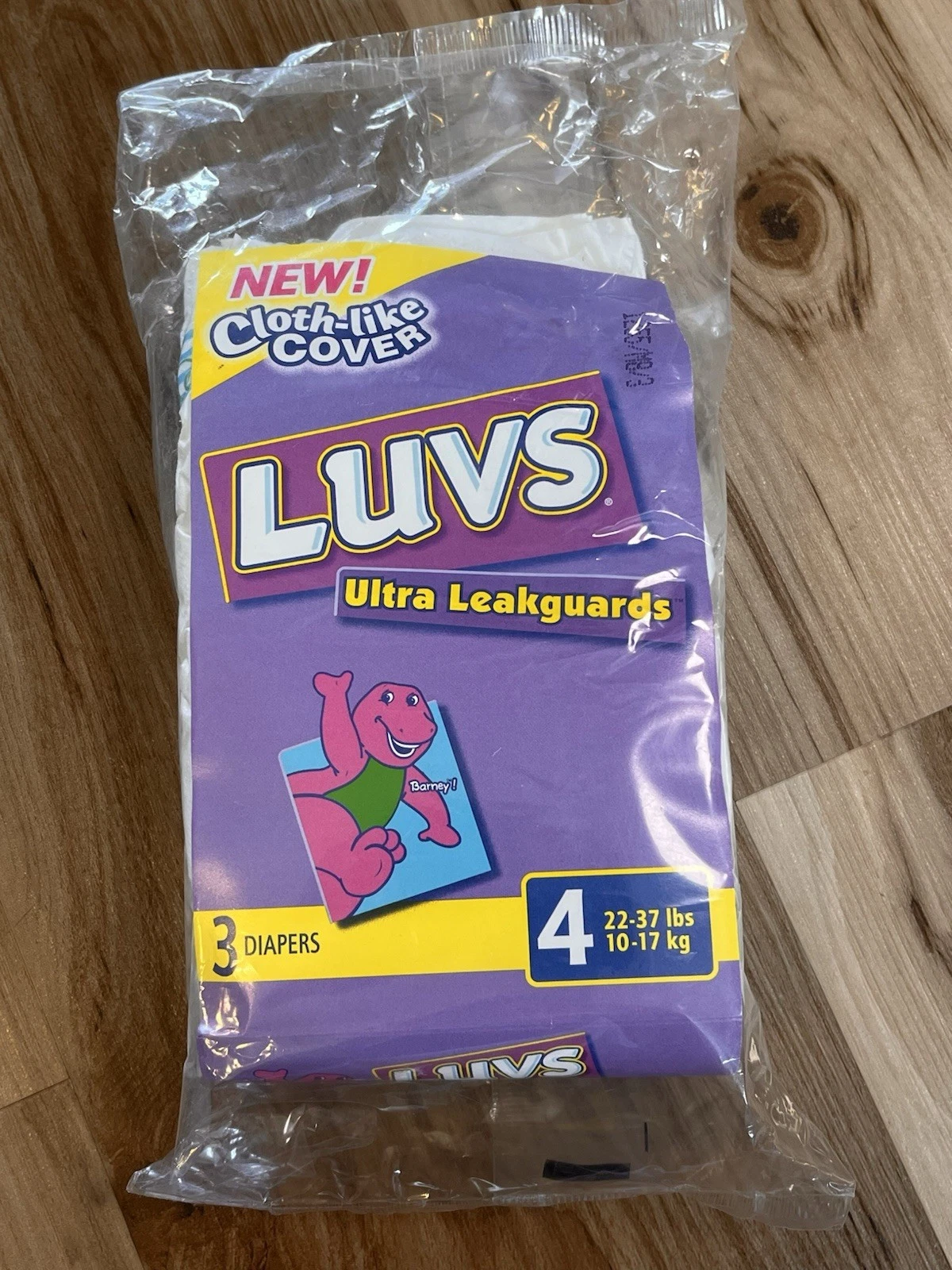 NOS Sealed Vintage Barney Diapers Luvs Size 4 3 Pack Unopened 2001 New (1793)
Opens in a new window 