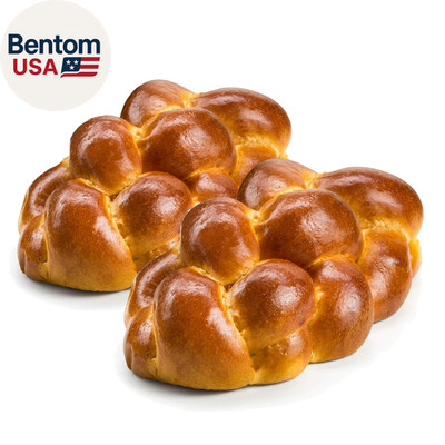 Kosher Challah Bread-15 Ounce Traditional Braided Challah | Fresh & Delicious | 