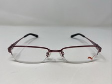 Puma Eyewear PU15364 PK 47-16-135 Pink Metal Half Rim Eyeglasses Frame B393