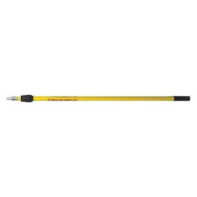 Carrand 92508 48'' To 96'' Threaded Extension Handle, 1 1/4 In Dia, Yellow,