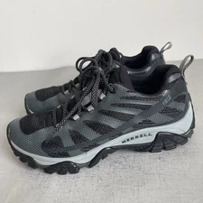 Merrell Men's Moab Edge 2 Trail Hiking Shoes Size 7.5 M Gray/Black J77427