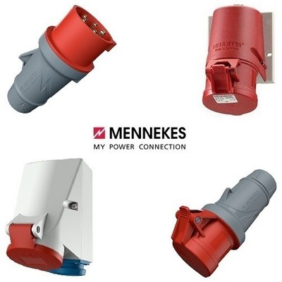 MENNEKES CEE Stecker Kupplung Phasenwender Wanddose 16A 32A