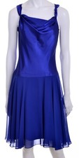 Bice Royal Blue Drop Waist Sleeveless Evening Dress Women's Size 4